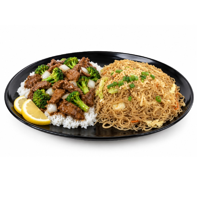C14 - Beef Broccoli & Pancit Special.