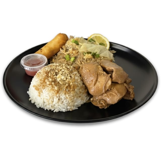 C1 - Adobo with Rice, Subic Pancit & 1 Pc Lumpia.